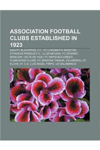 Association Football Clubs Established in 1923