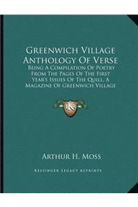 Greenwich Village Anthology Of Verse