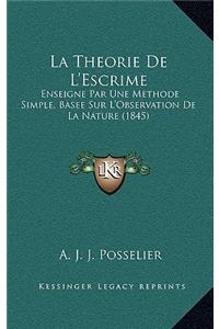 Theorie De L'Escrime