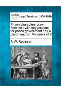 Prison Characters Drawn from Life