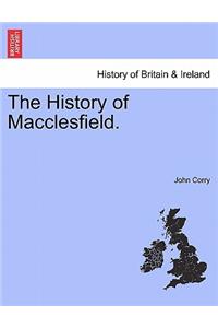 History of Macclesfield.