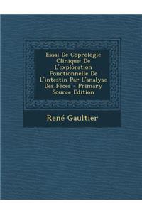 Essai de Coprologie Clinique