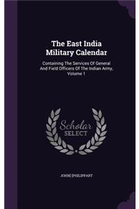 The East India Military Calendar