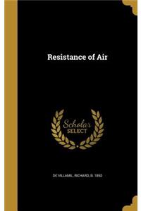 Resistance of Air