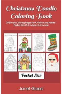 Christmas Doodle Coloring Book