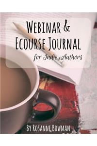Webinar & Ecourse Journal for Indie Authors