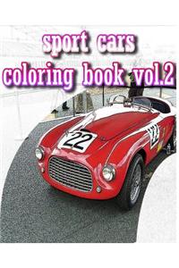 Sport Cars Coloring book Vol.2