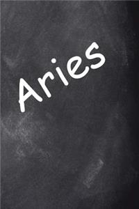Aries Zodiac Horoscope Journal Chalkboard
