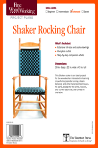 Fine Woodworking's Shaker Rocking Chair Plan