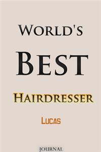 World's Best Hairdresser Lucas Journal