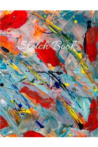 Sketch Book: Large Artistic Creative Colorful Notebook for Drawing, Writing, Painting, Sketching or Doodling - Gift Idea for Artists, Students and Kids: 8.5"x11"