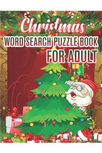 Christmas Word Search Puzzle book For Adult