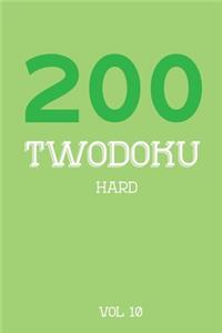 200 Twodoku Hard Vol 10