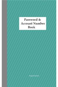 Password & Account Number Book