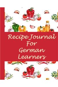 Recipe Journal For German Learners