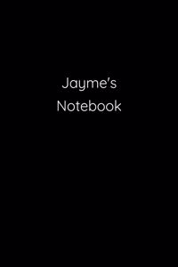Jayme's Notebook