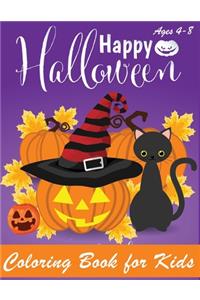 Happy Halloween Coloring Book
