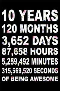 10 Years Of Being Awesome
