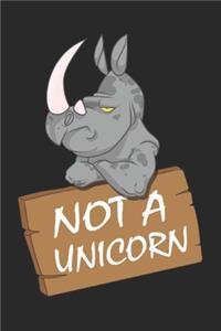 Not A Unicorn Funny Rhino Chubby Unicorn