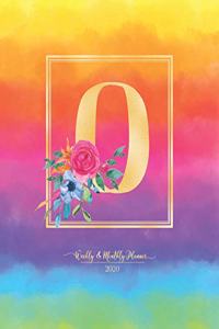 Weekly & Monthly Planner 2020 O