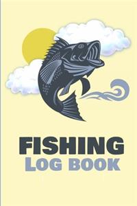 Fishing Log Book: Includes Location and GPS, Fishing Crew, Weather Conditions, Water Conditions, Tackle and Technique Details, Catch Details, Notes and Memories