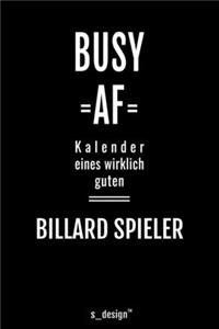 Kalender für Billard Spieler