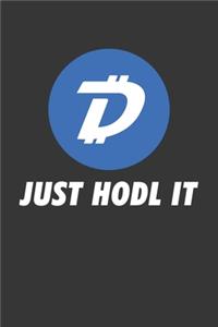 Just Hodl It Digibyte Dgb Notebook
