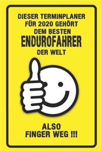 Dieser Terminplaner für 2020 gehört dem besten Endurofahrer der Welt - also Finger Weg !!!