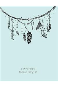 Sketchbook boho style