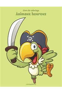 Livre de coloriage Animaux heureux 2