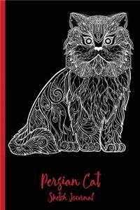 Persian Cat Sketch Journal