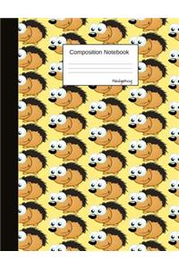 Hedgehog Composition Notebook