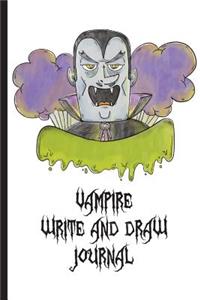 Vampire Write and Draw Journal