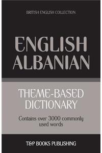 Theme-based dictionary British English-Albanian - 3000 words