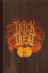 Trick or Treat Halloween Journal Notebook