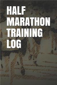 Half Marathon Training Log
