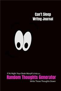 Can't Sleep Writing Journal