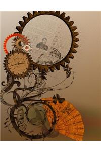 Steampunk Composer Guitar Tab Paper