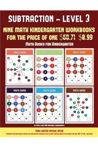 Math Books for Kindergarten (Kindergarten Subtraction/Taking Away Level 3)
