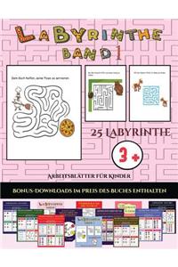Arbeitsblätter für Kinder (Labyrinthe - Band 1)