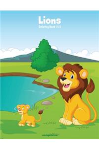 Lions Coloring Book 1 & 2