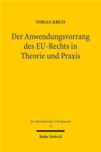 Der Anwendungsvorrang des EU-Rechts in Theorie und Praxis