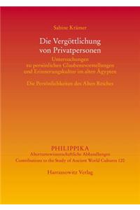 Die Vergottlichung Von Privatpersonen