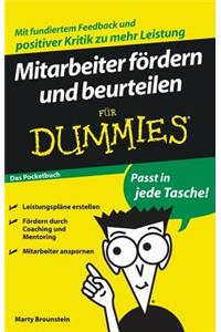 Mitarbeiter foerdern und beurteilen fur Dummies Das Pocketbuch