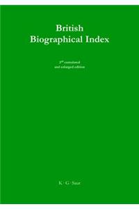 British Biographical Index