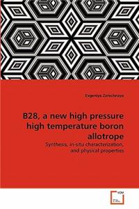 B28, a new high pressure high temperature boron allotrope
