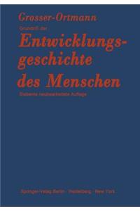 Grundriß Der Entwicklungsgeschichte Des Menschen