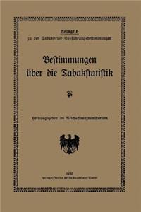 Bestimmungen Über Die Tabakstatistik