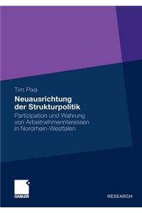 Neuausrichtung der Strukturpolitik