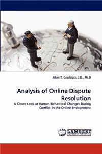 Analysis of Online Dispute Resolution